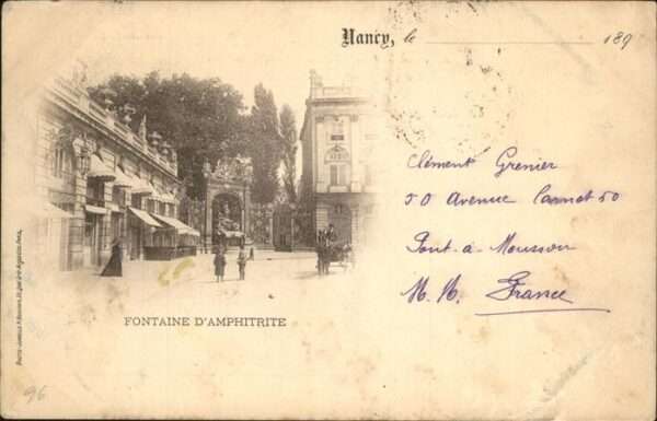 Nancy Lothringen Fontaine d Amphithrite