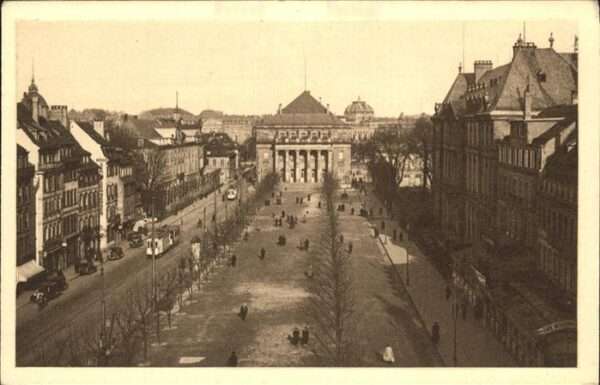 Strasbourg Alsace Place Boglie 
Theatre