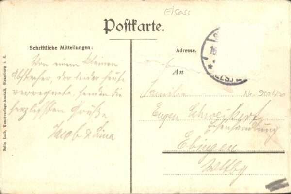 Strasbourg Alsace Kaiser-Wilhelm-Strasse – Bild 2