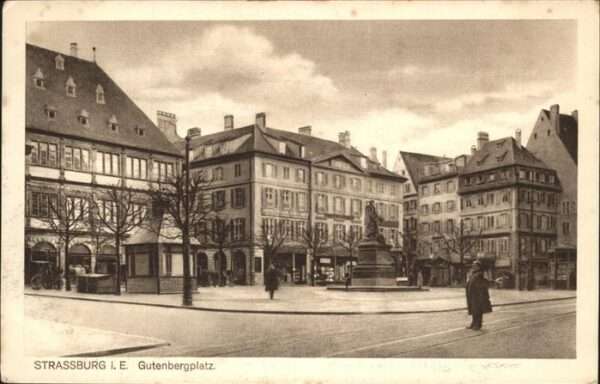 Strasbourg Alsace Gutenbergplatz