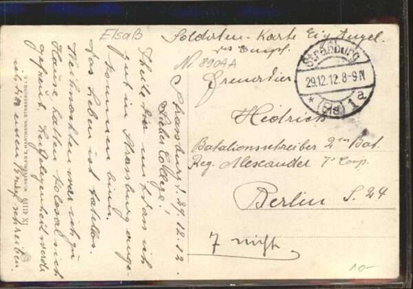 Strasbourg Alsace Grusskarte – Bild 2