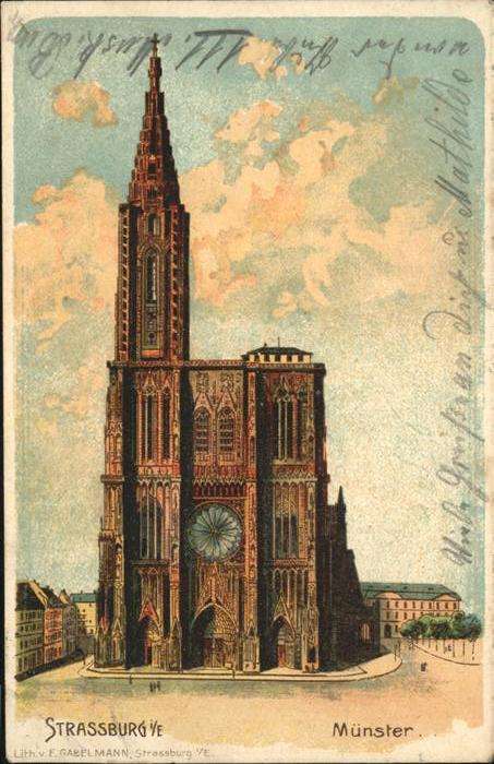 Strasbourg Alsace Münster