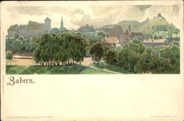 Zabern Saverne Künstler F Hoch