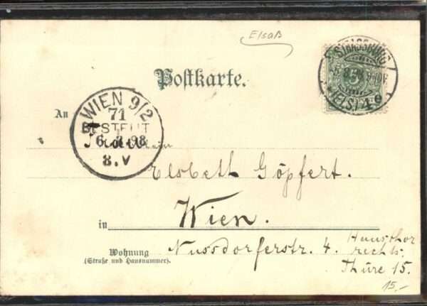Strasbourg Alsace Storchennest – Bild 2