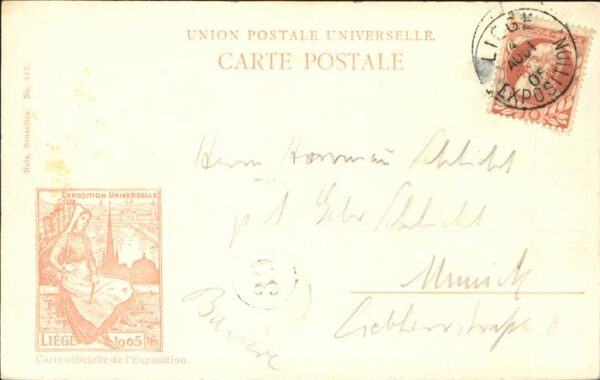 Exposition Universelle Liege 1905 Pavillon de Tunisie – Bild 2