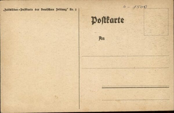 Kuenstlerkarte Oskar Theuer Zeitbilder der Deutschen Z – Bild 2