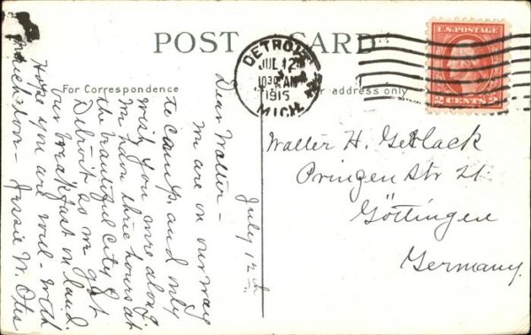 Dampfer Oceanliner Steamer City of Detroit – Bild 2