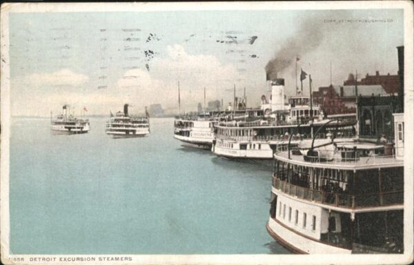 Schiffe Ships Navires Detroit