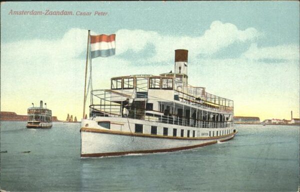 Dampfer Oceanliner Czaar Peter Amsterdam Zaandam