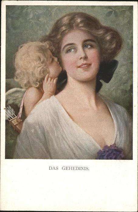 Kuenstlerkarte M Munk Nr 1089 Das Geheimnis