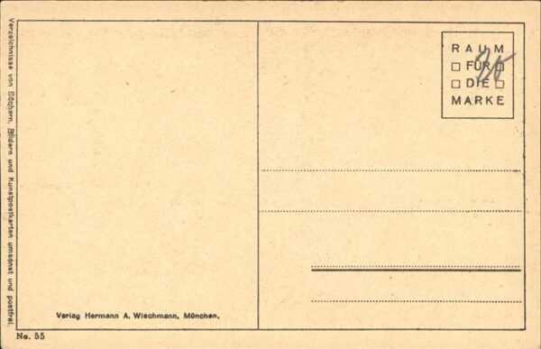 Kuenstlerkarte M Wunsch Schultafel – Bild 2