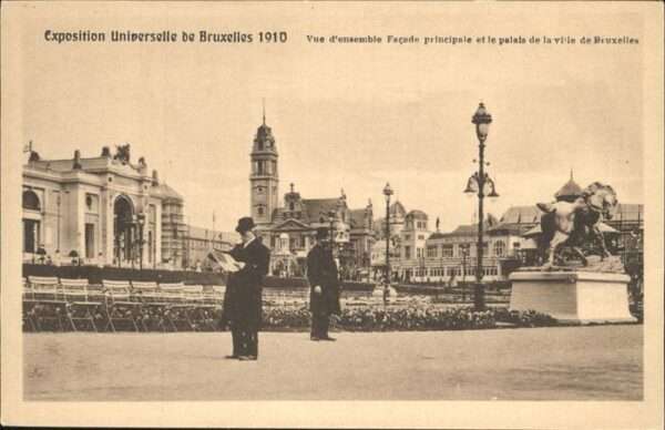 Exposition Bruxelles 1910 Facade Palais