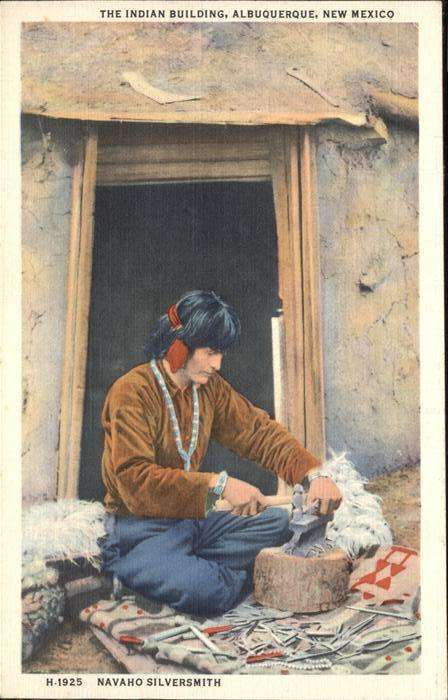 Handwerk Navaho Silversmith
