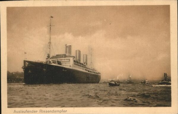 Dampfer Oceanliner Riesendampfer