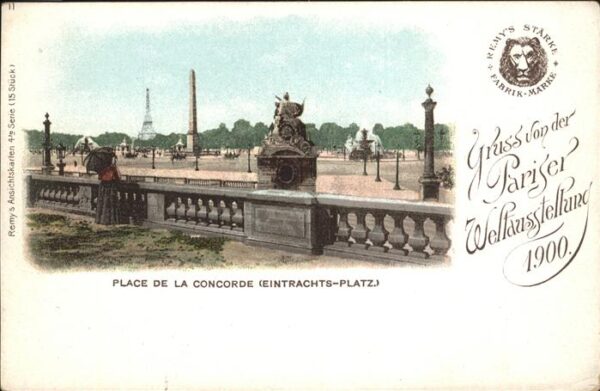 Exposition Universelle Paris 1900 Place Concorde