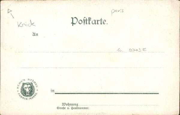 Exposition Universelle Paris 1900 Gambetta Denkmal – Bild 2
