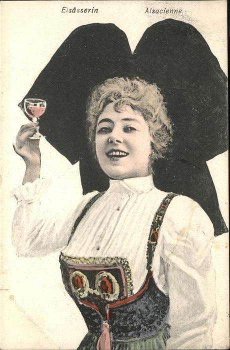 Trachten Elsässerin