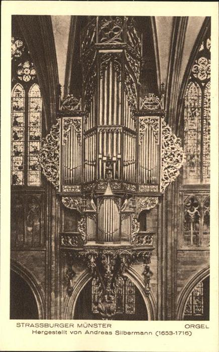 Kirchenorgel Strassburger Münster