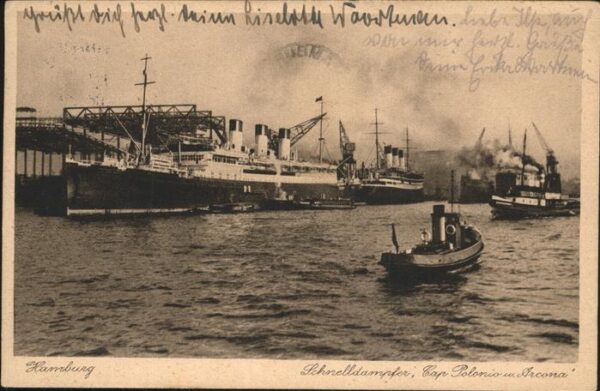 Dampfer Oceanliner Schnelldampfer Cap Polonio Hamburg