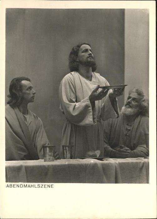 Passionsspiele Oberammergau Abenmahlszene