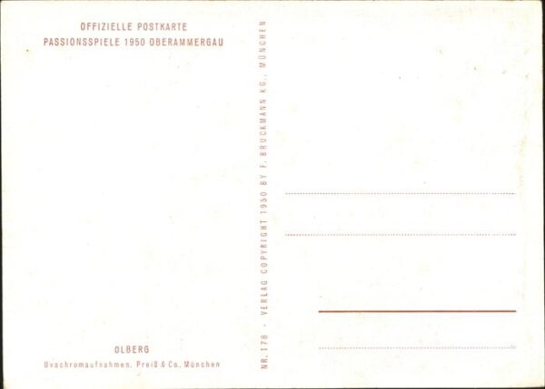 Passionsspiele Oberammergau Olberg Nr 178 – Bild 2