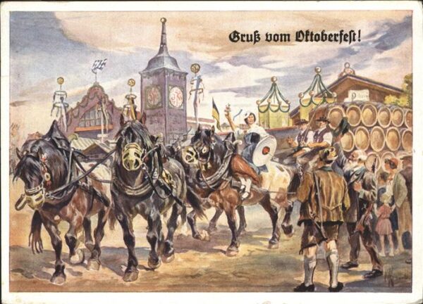 Oktoberfest Pferde