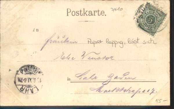 Kuenstlerkarte P Widmayer – Bild 2