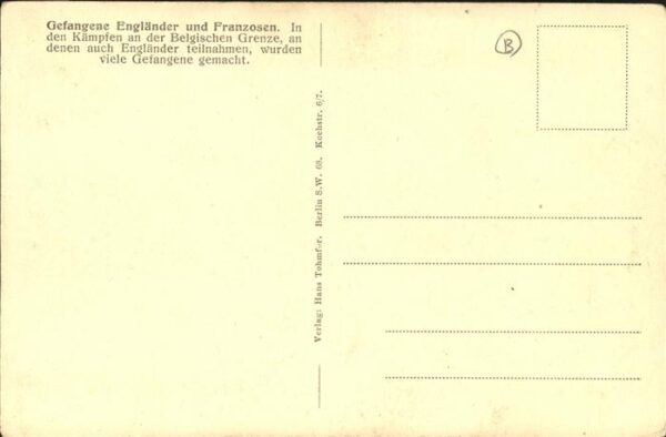 Kriegsgefangene Engländer Franzosen – Bild 2
