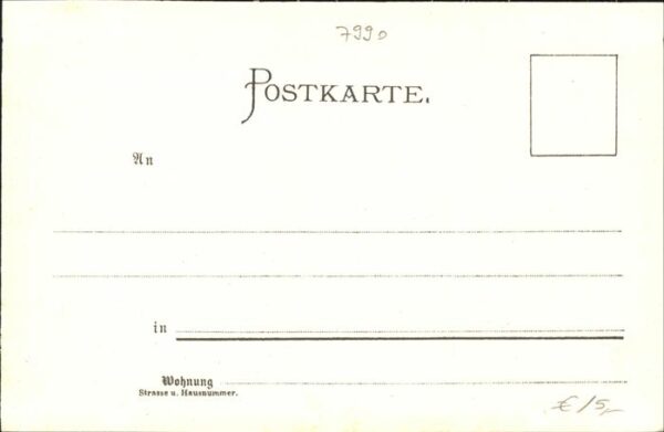 Kuenstlerkarte c Biese Friedrichshafen Schloss – Bild 2