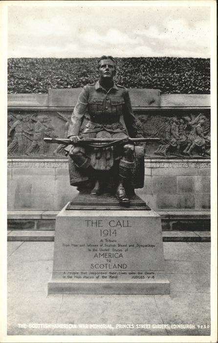Edinburgh Scotland The Call 1914