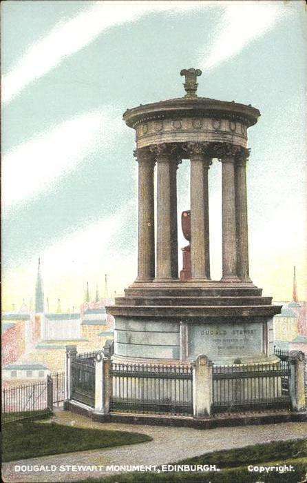 Edinburgh Scotland Dougald Steward Monument
