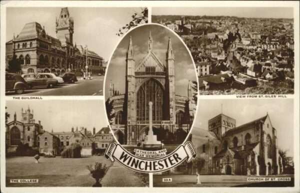 Winchester Church of St Cross College Guildhall Ca
