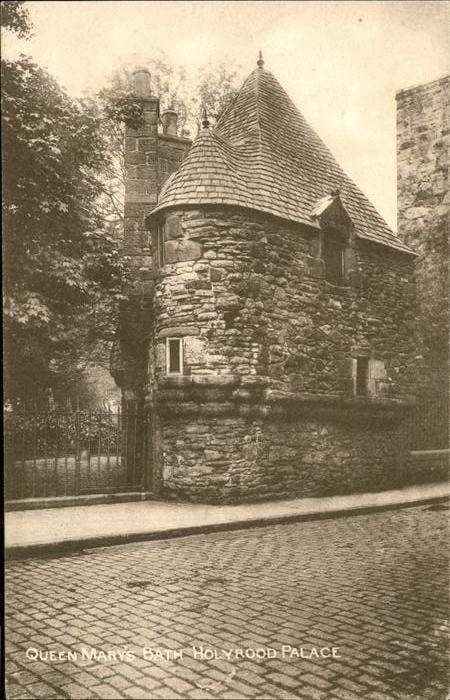 Edinburgh Scotland Queen Marys Bath Yrood Palace