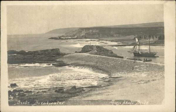 Bude North Cornwall Breakwater Schiff