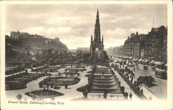 Edinburgh Scotland Princes Street Kutsche