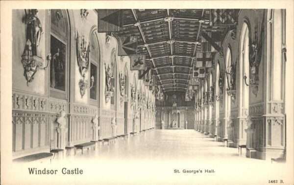 Windsor Berkshire Castle St Georges Hall