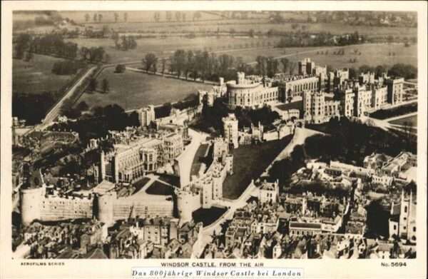London Windsor Castle Fliegeraufnahme