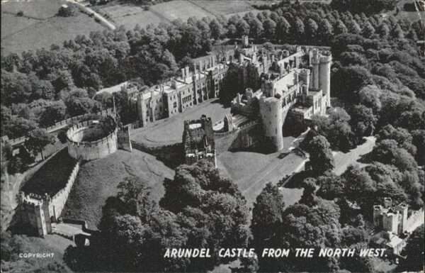 Eastbourne Sussex Fliegeraufnahme Arundel Castle