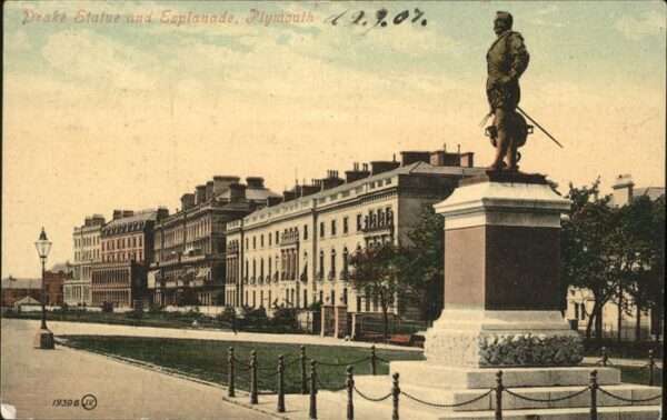 Plymouth  UK South West Statue