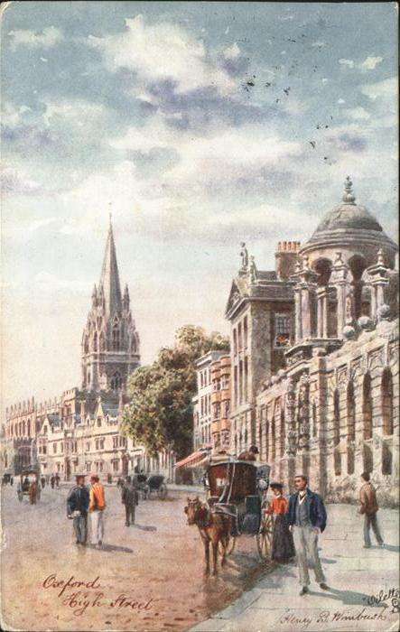 Oxford Oxfordshire High Street Kutsche