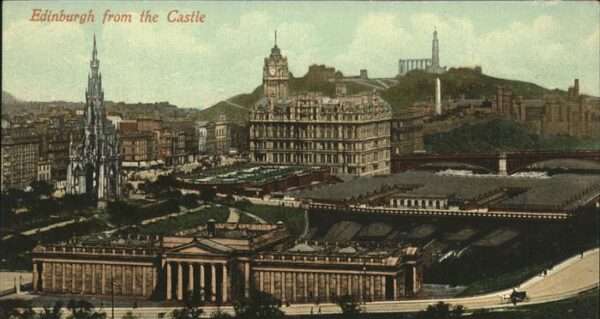 Edingburgh Grossbritannien From Castle
