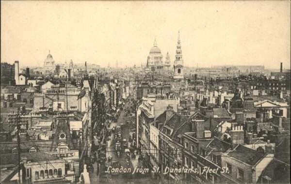 London from St. Dunstans Fleetstreet