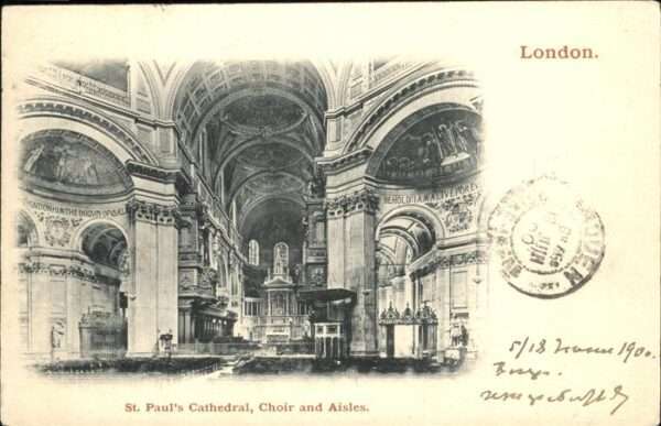 London St. Paul's Cathedral Choir and Aisles