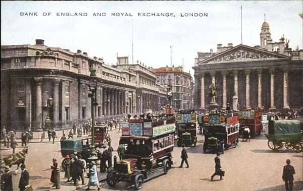 London Bank of England Royal Exchange