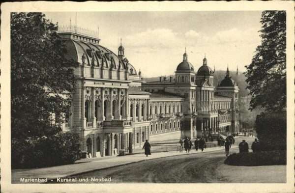 Marienbad Tschechien Boehmen Kursaal und Neubad Böhmen