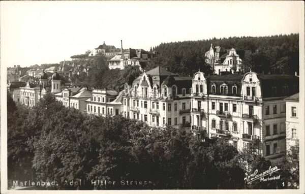 Marienbad Tschechien Boehmen Teilansicht A.H. Strasse Böhmen