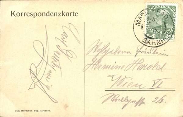 Marienbad Tschechien Boehmen Kaiser Franz Josefs Platz Brunnen Böhme – Bild 2