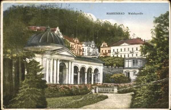 Marienbad Tschechien Boehmen Waldquelle Böhmen