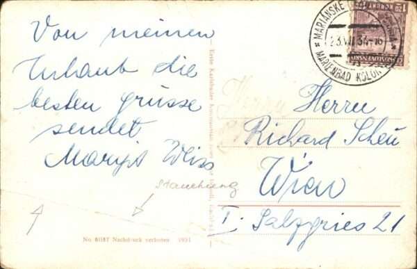 Marienbad Tschechien Boehmen Waldquelle Böhmen – Bild 2