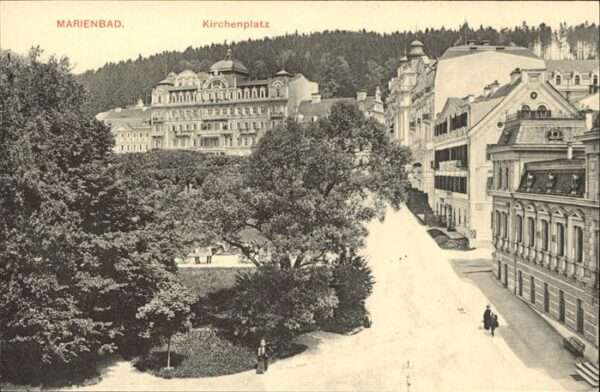 Marienbad Tschechien Boehmen Kirchenplatz Böhmen